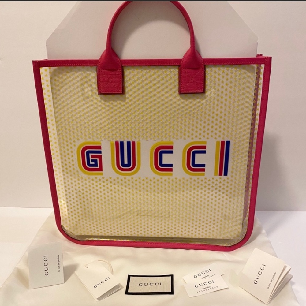 Gucci Clear Amour Vinyl Tote